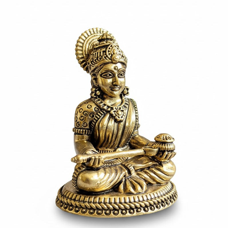 Brass Lord Lakshmi Mata Idol