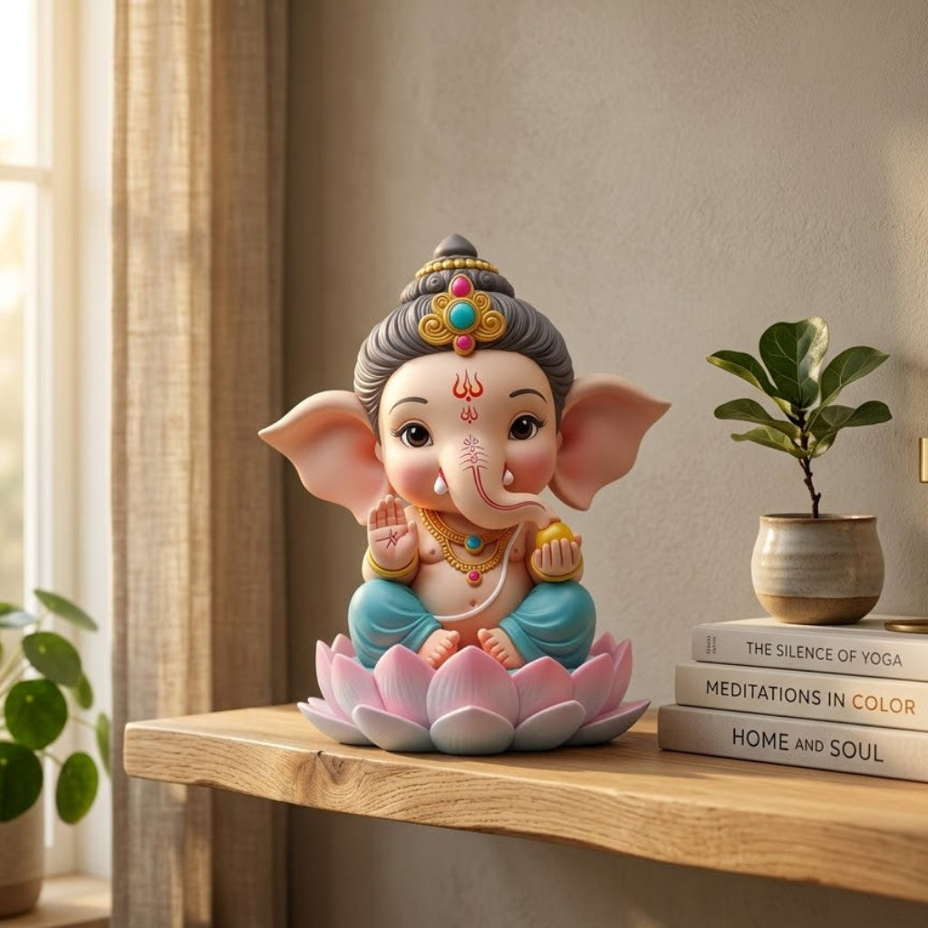 Divine Bal Ganesha Idol