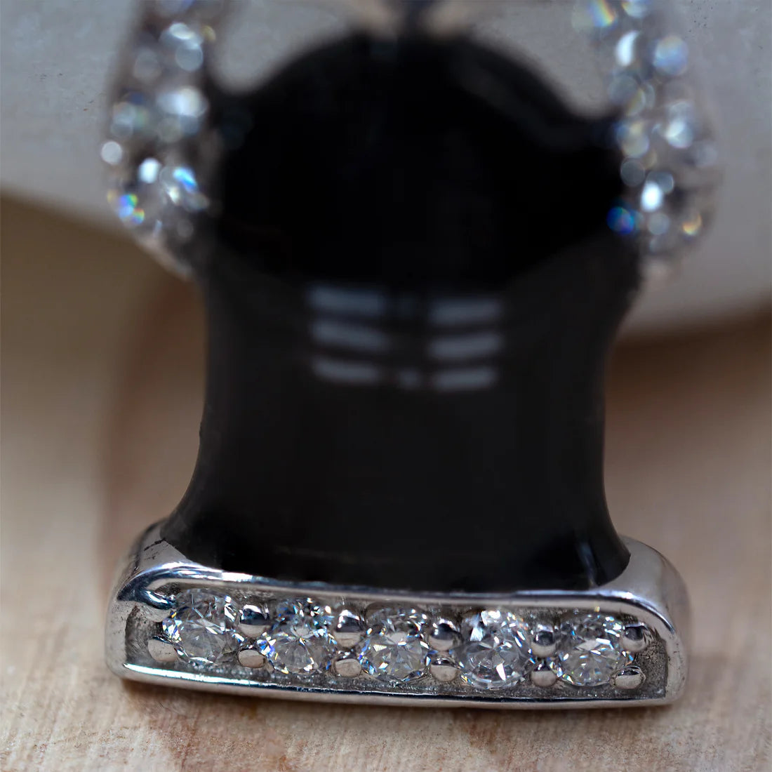 Radiant Shivalingam Trisula Pendant