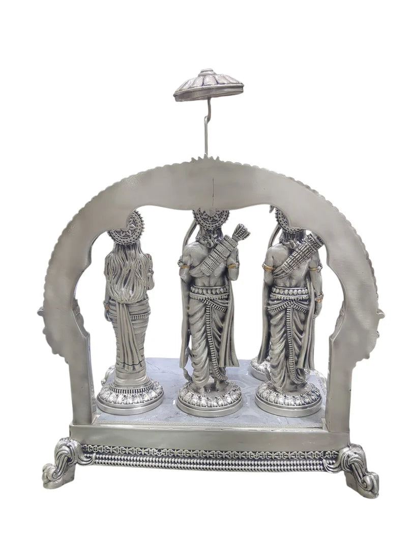 Silver Plated Ram Darbar Idol