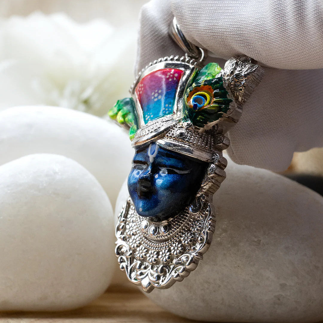 Enameled SrinathJi Pendant Style 4