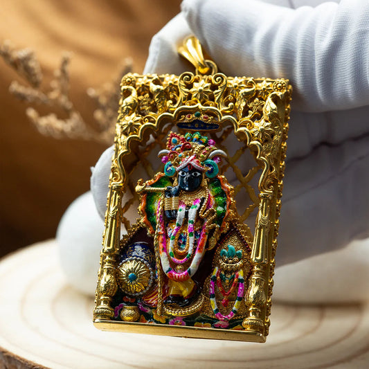 Banke Bihari with frame Pendant