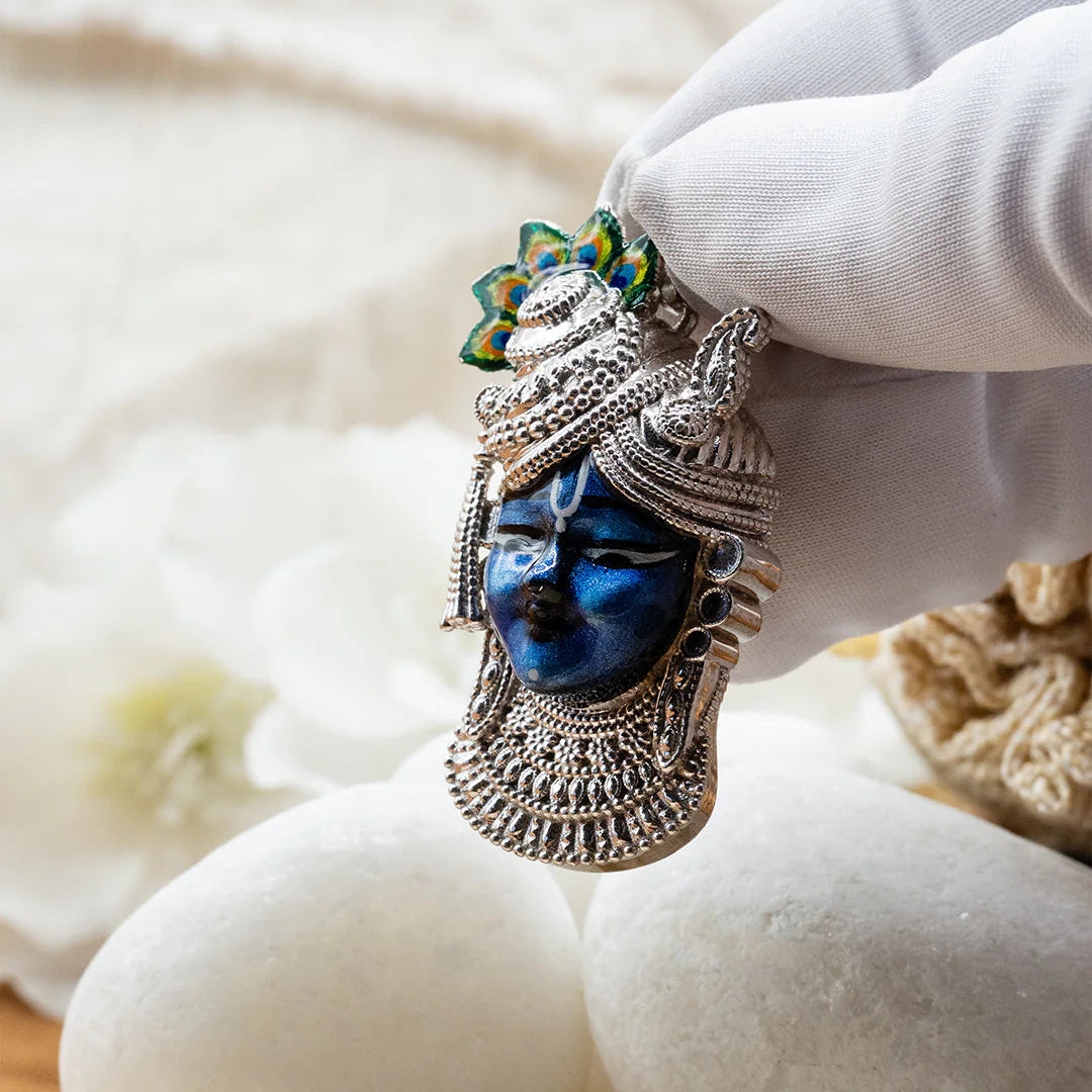 Enameled SrinathJi Pendant Style 3