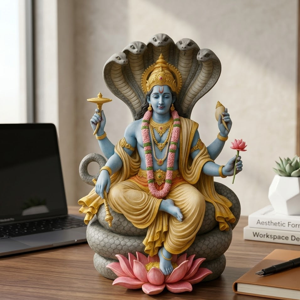 Sarvavyapak Vishnu on Sheshnag Idol