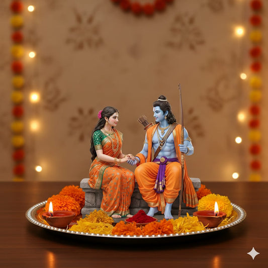 Shri Ram With Sita Mata Idol