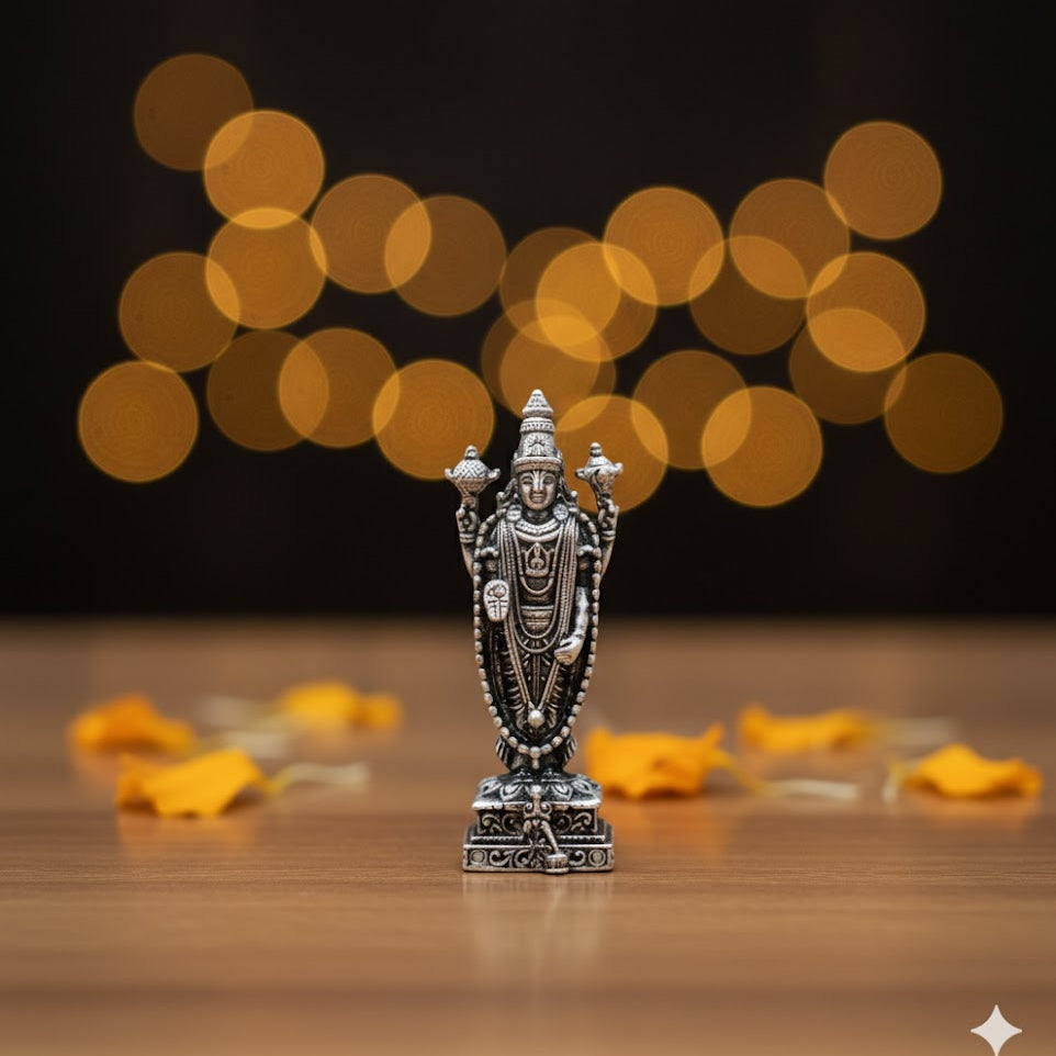 Silver Plated Lord Murgan Ji Idol Style 4 (3 Inch)