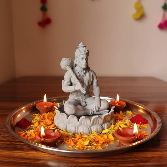 Meditating Lord Hanuman Idol