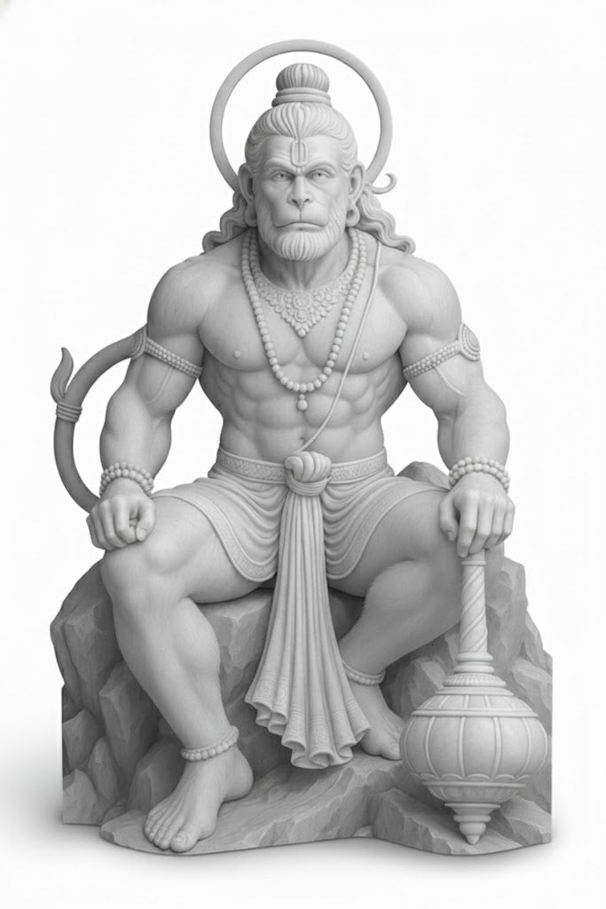 Lord Mahabali Hanuman Idol