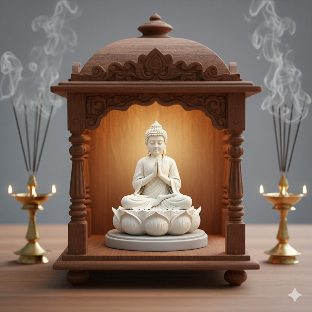 White Marble Lord Buddha Statue