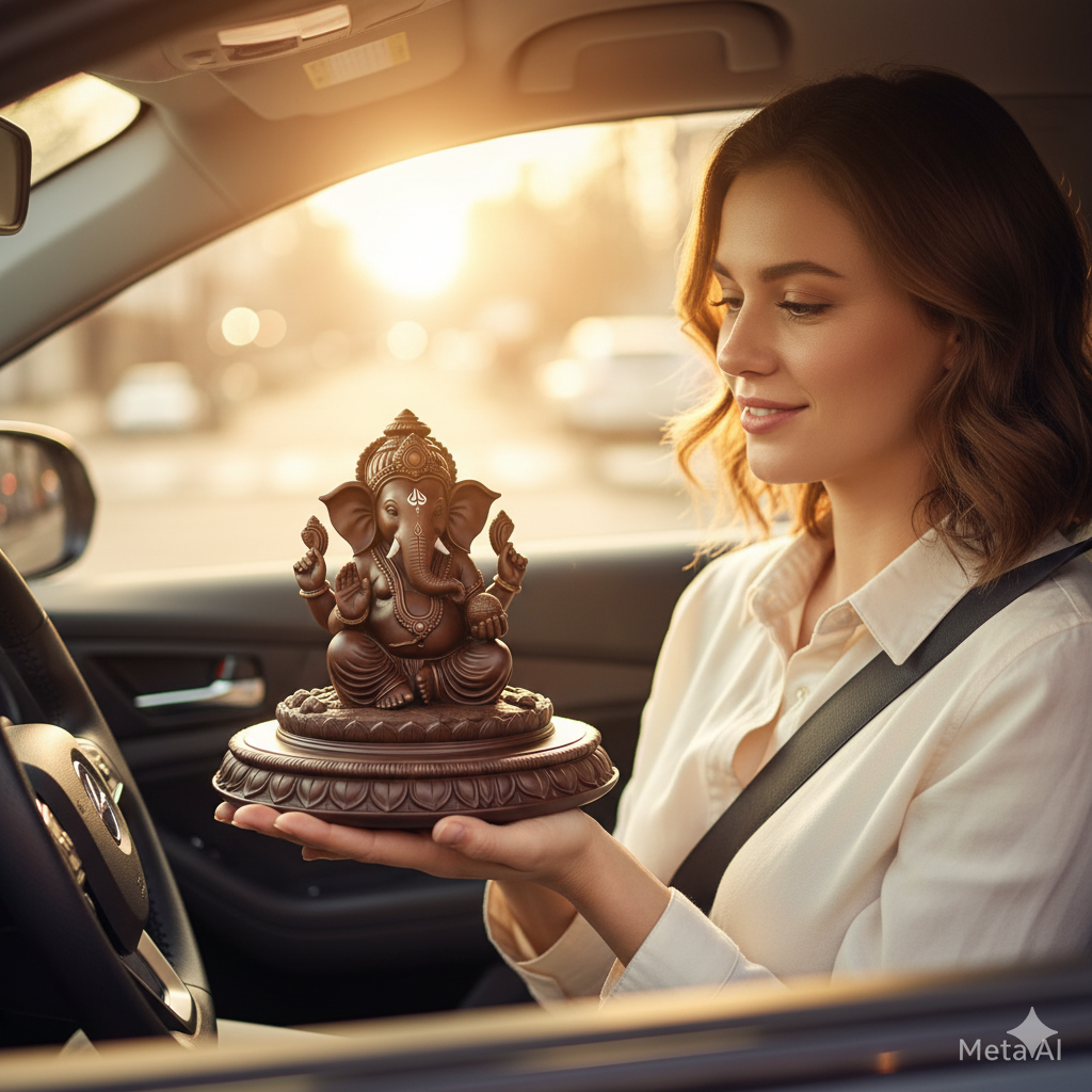 Bronze Finish Lord Ganesh Idol