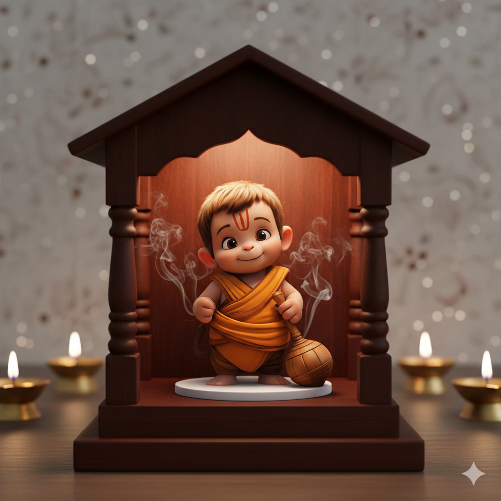 Bal Hanuman With Gada