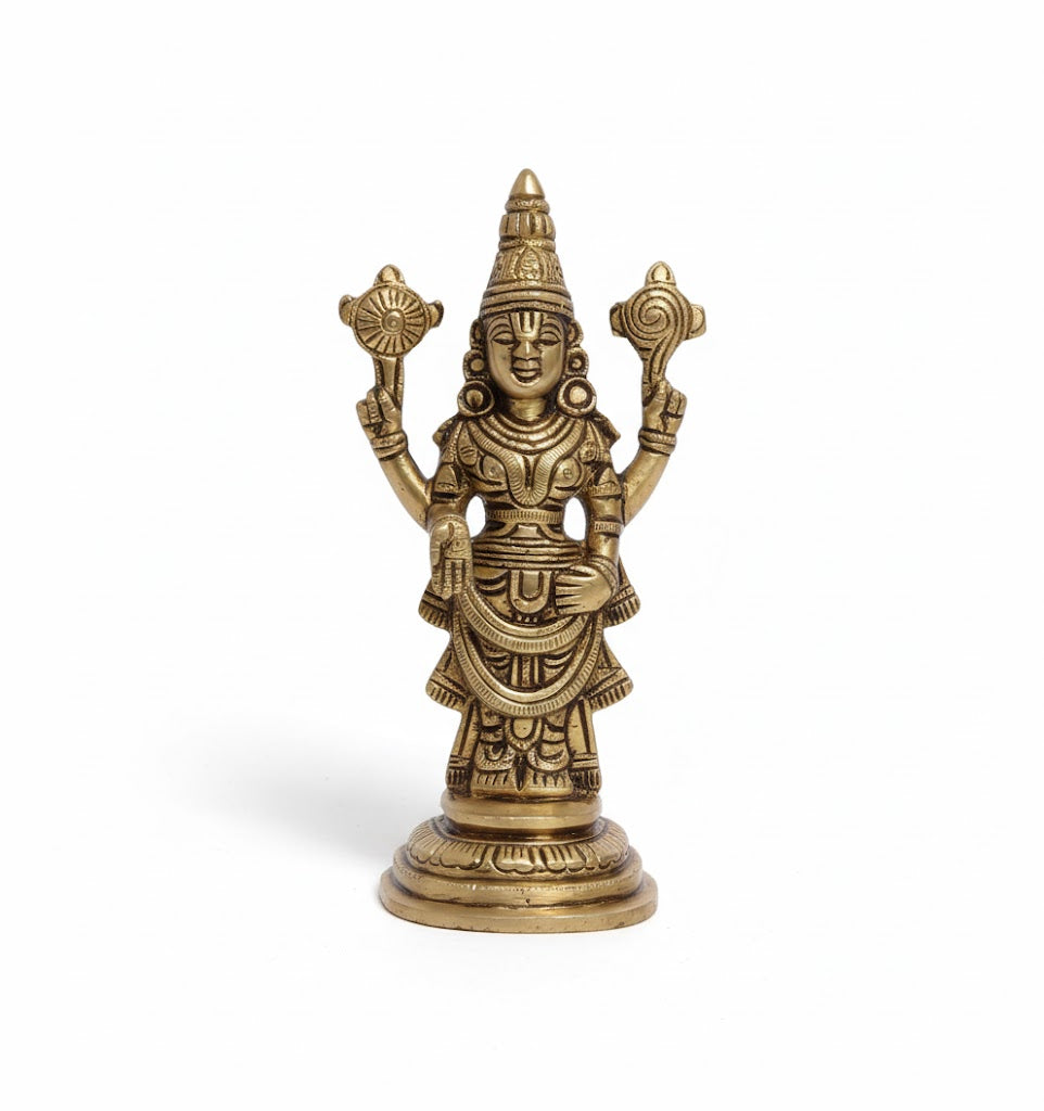 Venkateswara Statue for Pooja, Temple & Wealth Blessings