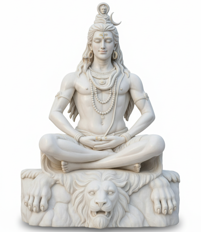 Meditating Lord Shiv Statue