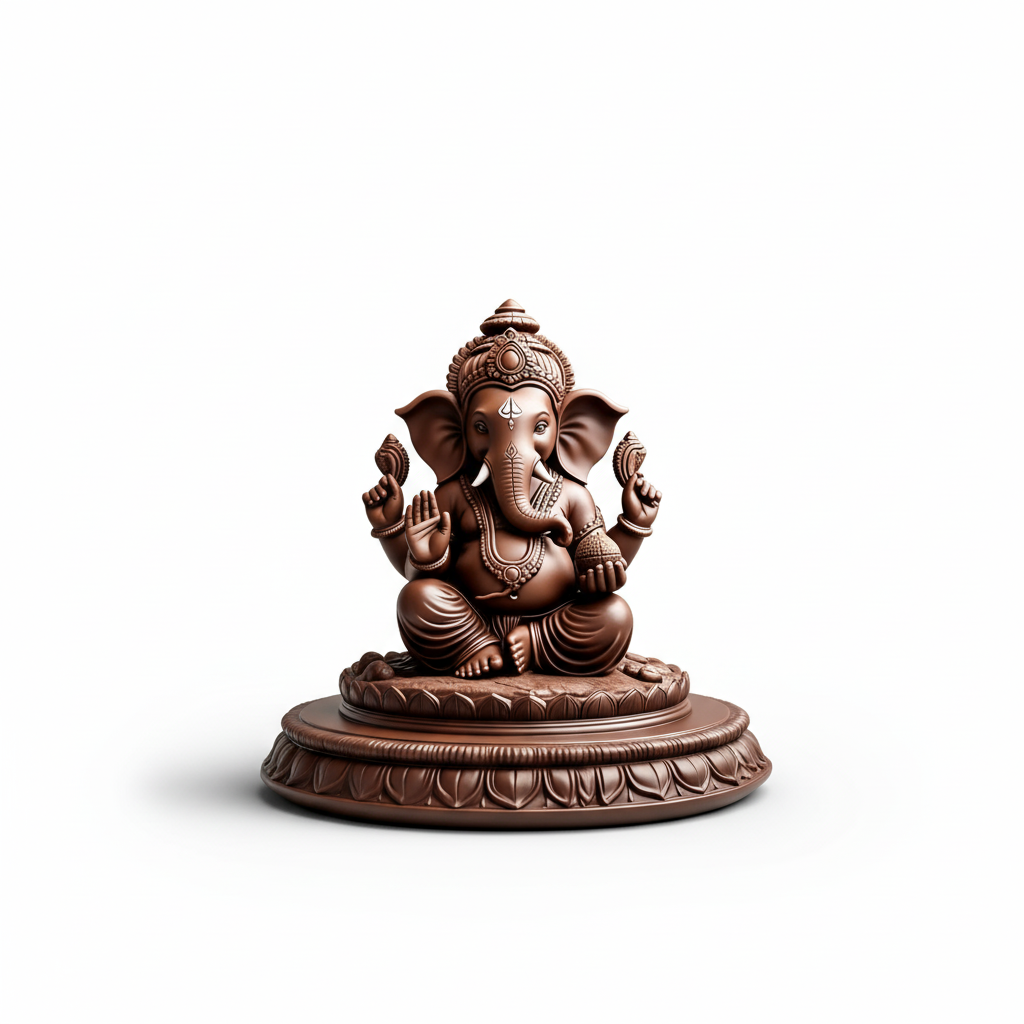 Bronze Finish Lord Ganesh Idol