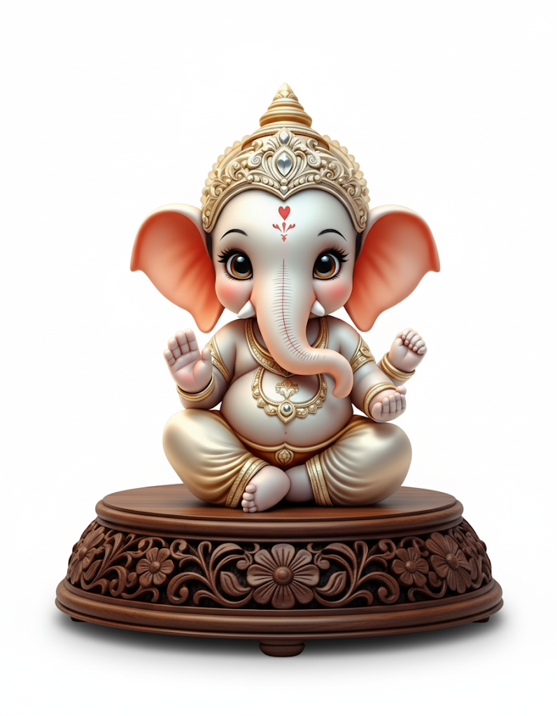 Cute Bal Ganesha Idol