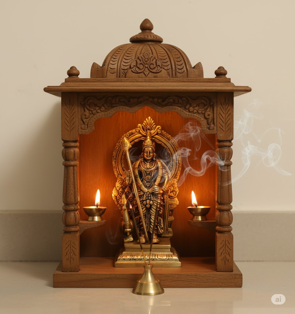 Buy Brass Murugan Statue Hand‑crafted Vel Idol for Devotion & Home Temple