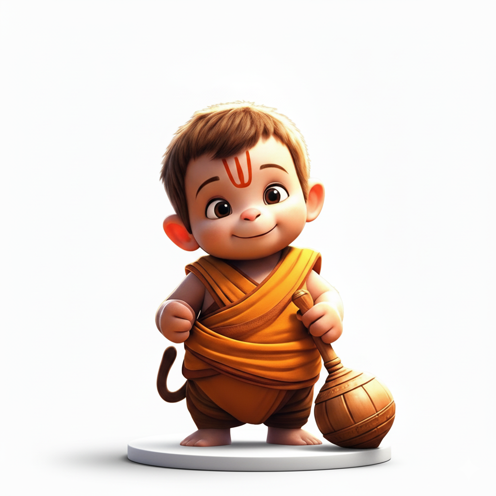 Bal Hanuman With Gada