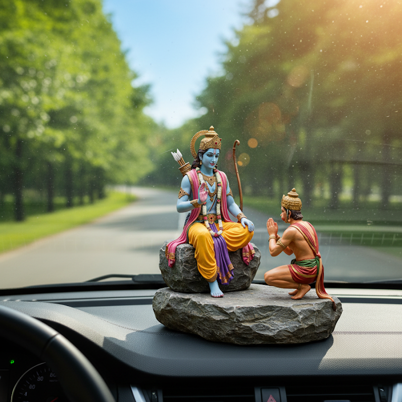 Lord Ram With Hanuman