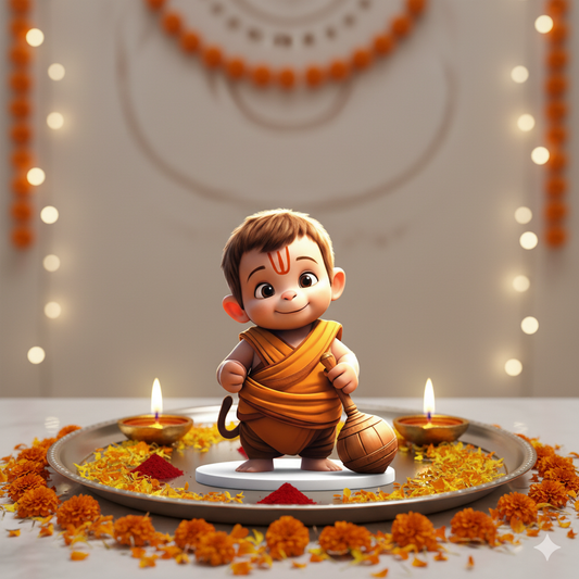 Bal Hanuman With Gada