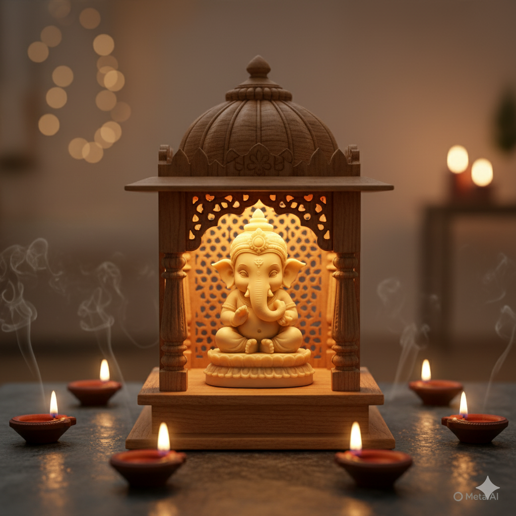 White Marble Bal Ganesha Idol