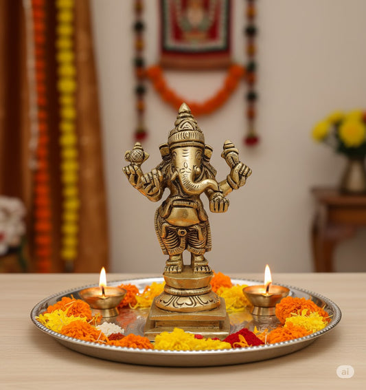 Lord Ganesha Idol for Home & Temple