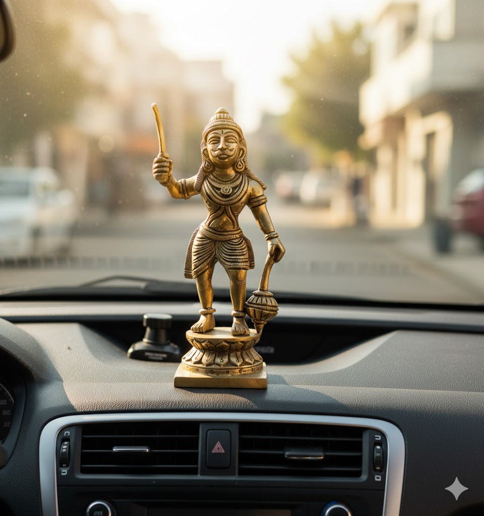 Karuppasamy Vigraham Bronze Idol for Protection & Spiritual Strength