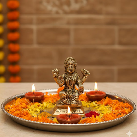 Buy Brass Balambigai Statue Online – 220g, 3″ Handmade Goddess Idol for Pooja