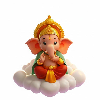 Cute Bal Ganesha Idol