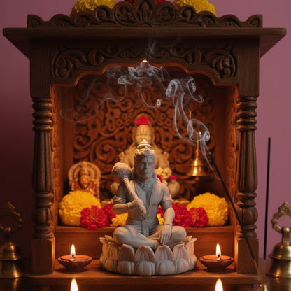Meditating Lord Hanuman Idol