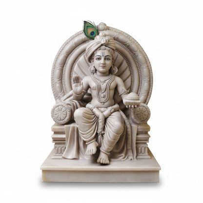 Lord Krishna Singhasan Idol