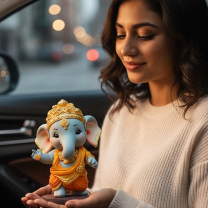 Cute Standing Bal Ganesha Idol