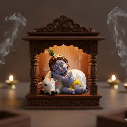 Bal Krishna With Cow Idol