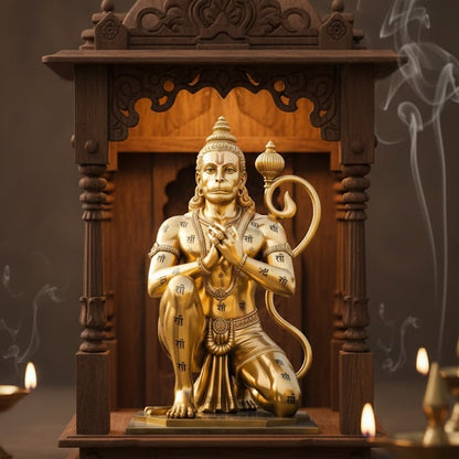 Bronze finish Lord Hanuman Idol