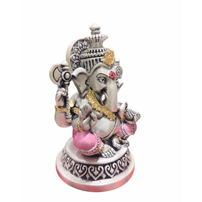 Silver Plated Ganesha Idol