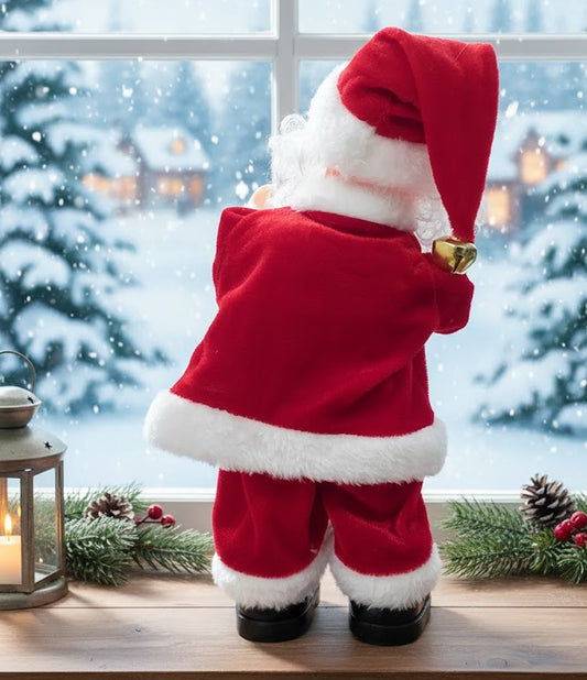 Santa Blessing Claus Dancing Doll Toy with Jingle Bell
