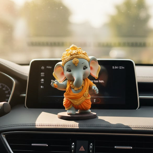 Cute Standing Bal Ganesha Idol