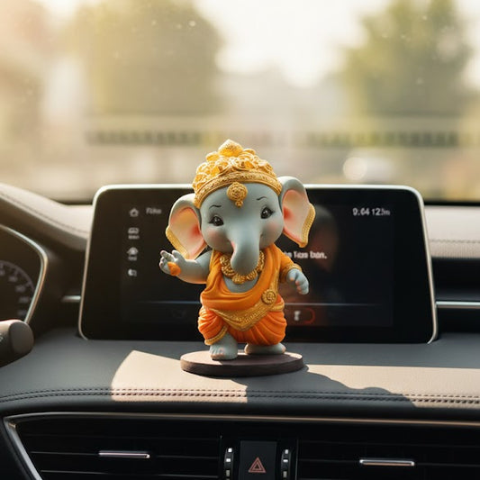 Cute Standing Bal Ganesha Idol