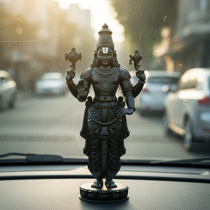 Black Marbale Lord Venkateswara idol