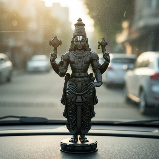 Black Marbale Lord Venkateswara idol