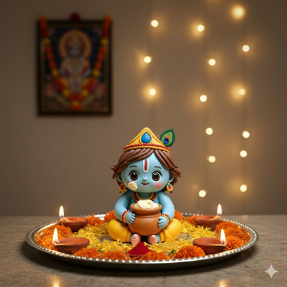 Makhan Chor Krishna Idol