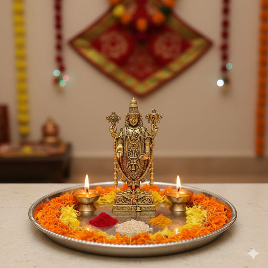 Lord Balaji Idol (5 Inch)