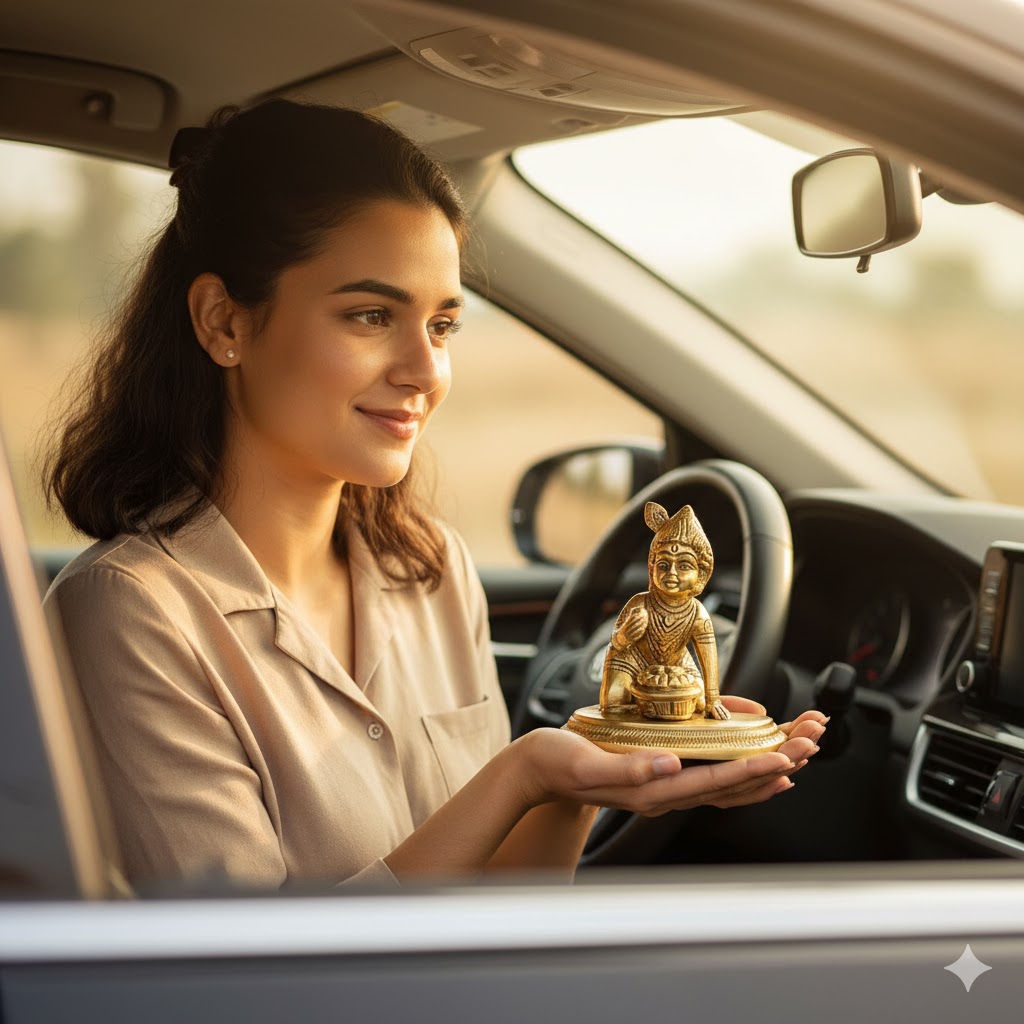 Brass Laddu Gopal Idol