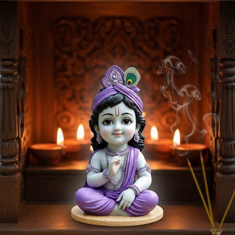 Cute Bal Krishna Idol