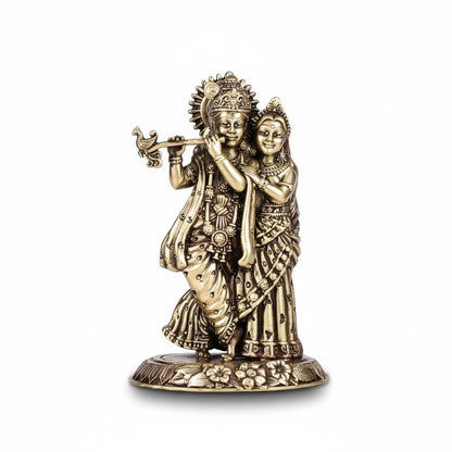 Brass Radha Krishna Idol