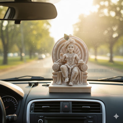 Lord Krishna Singhasan Idol