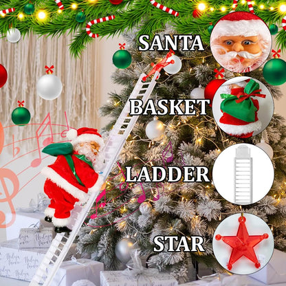Santa Clause Ladder Musical Show Up & Down