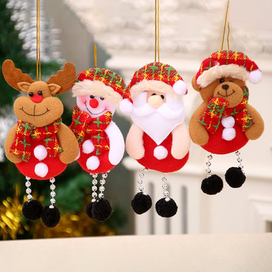 4 Pcs Christmas Tree Decoration Items