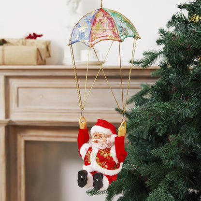 Parachute Santa Claus Christmas Decoration