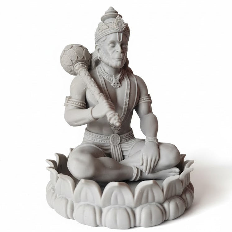 Meditating Lord Hanuman Idol