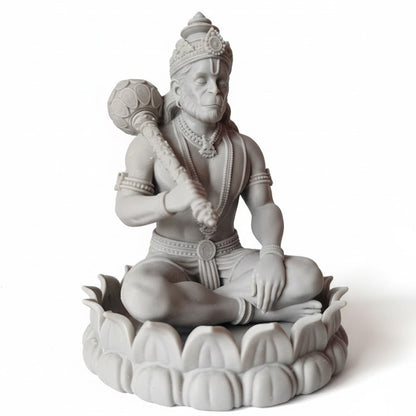 Meditating Lord Hanuman Idol